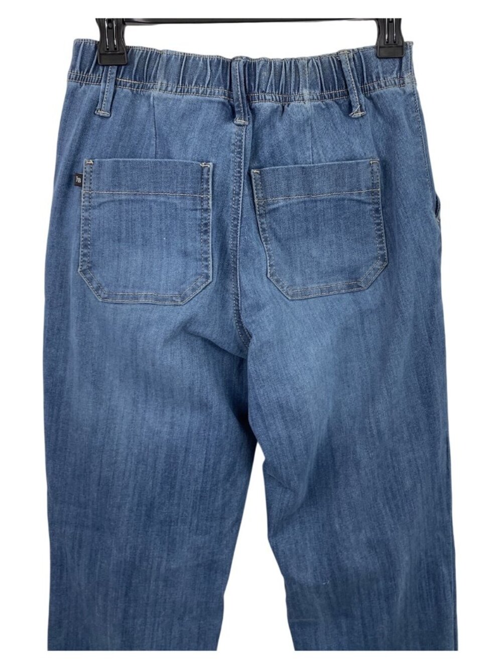 Judy Blue Womens Drawstring Denim Joggers Relaxed Fit Size 1/25 Cotton Blend - Picture 4 of 10